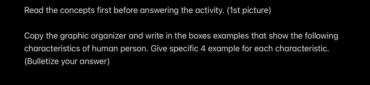 Subject: Creative Writing Read the directions &