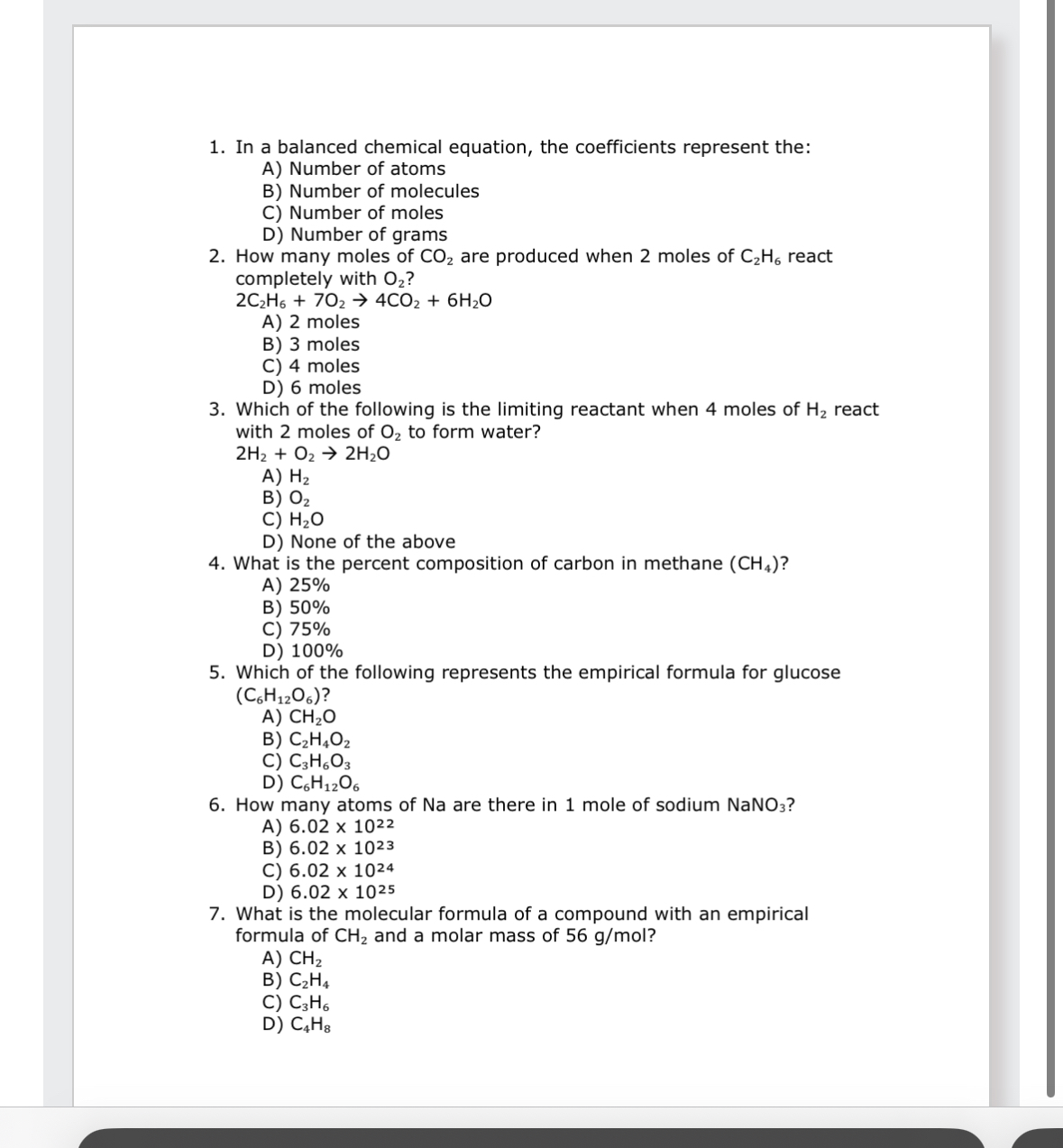Answer . In a balanced chemical equation, the