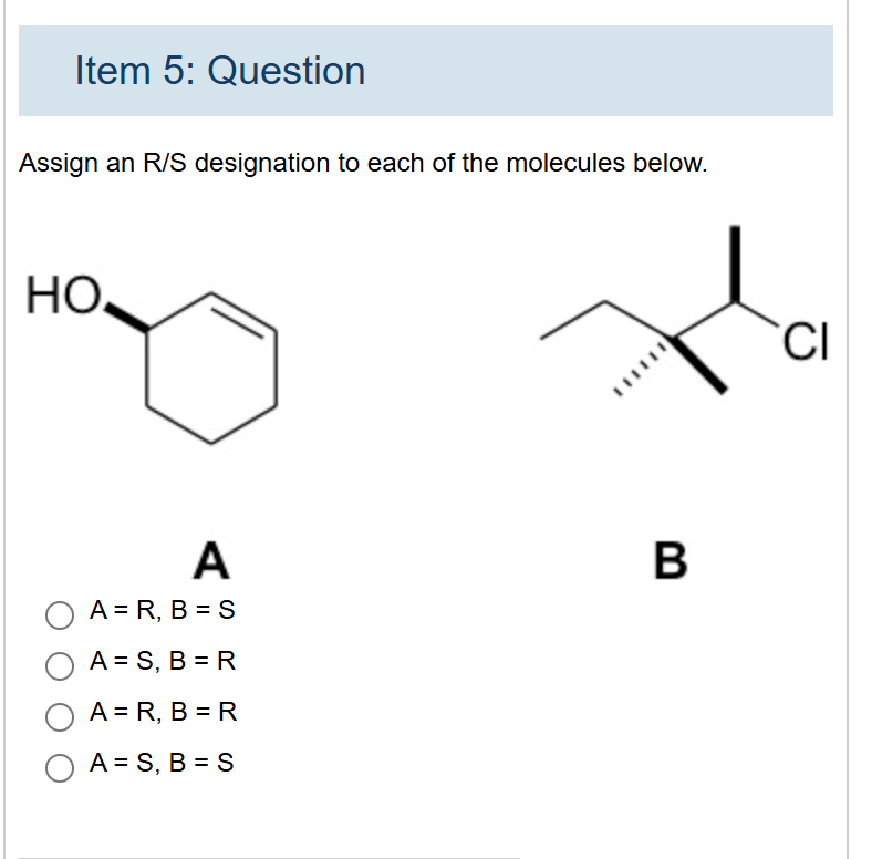 answer the question ltem 5: Question Assign an