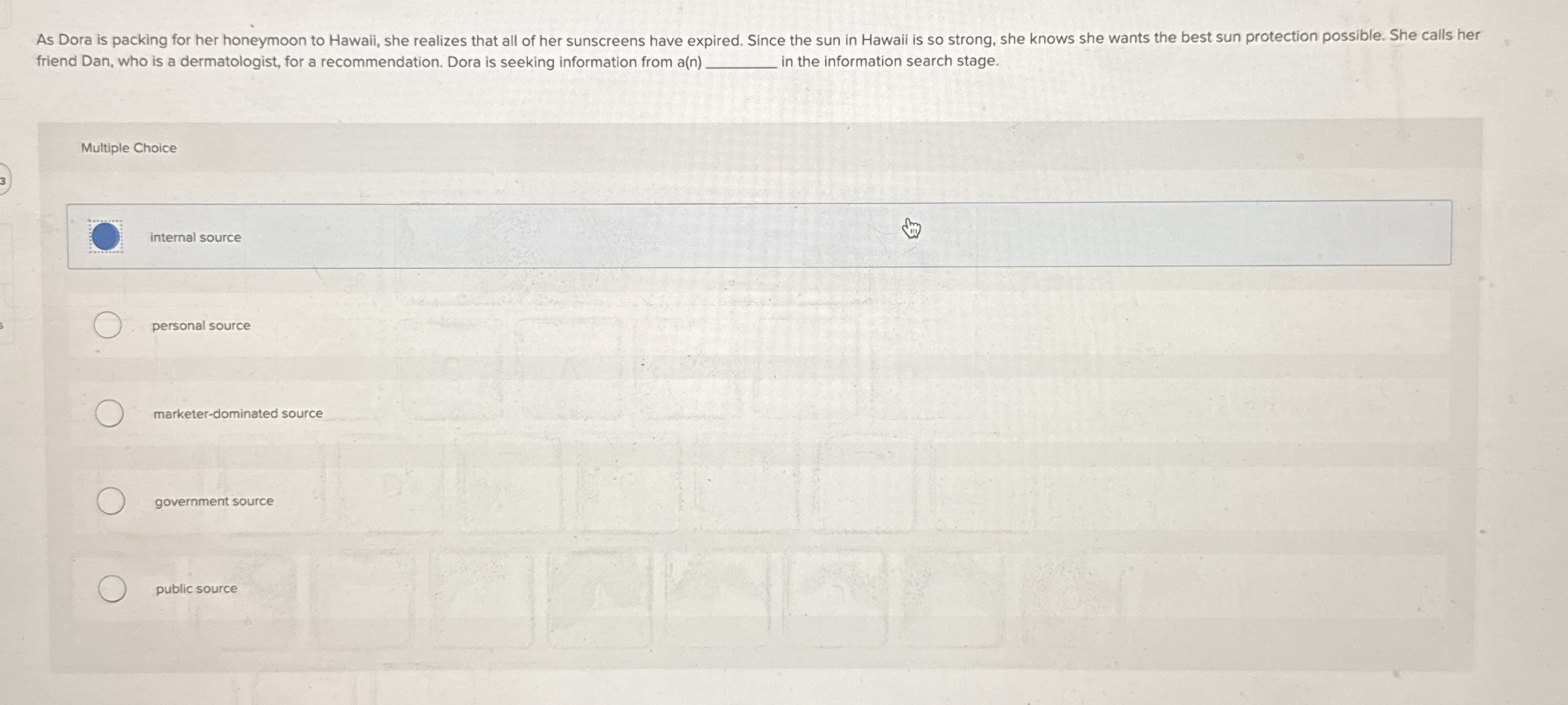 friend Dan, who is a dermatologist, for a