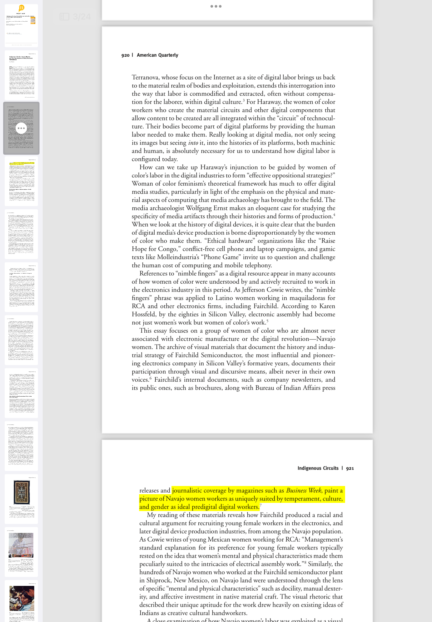 m BD 1/24 PROJECT MUSE Indigenous Circuits: