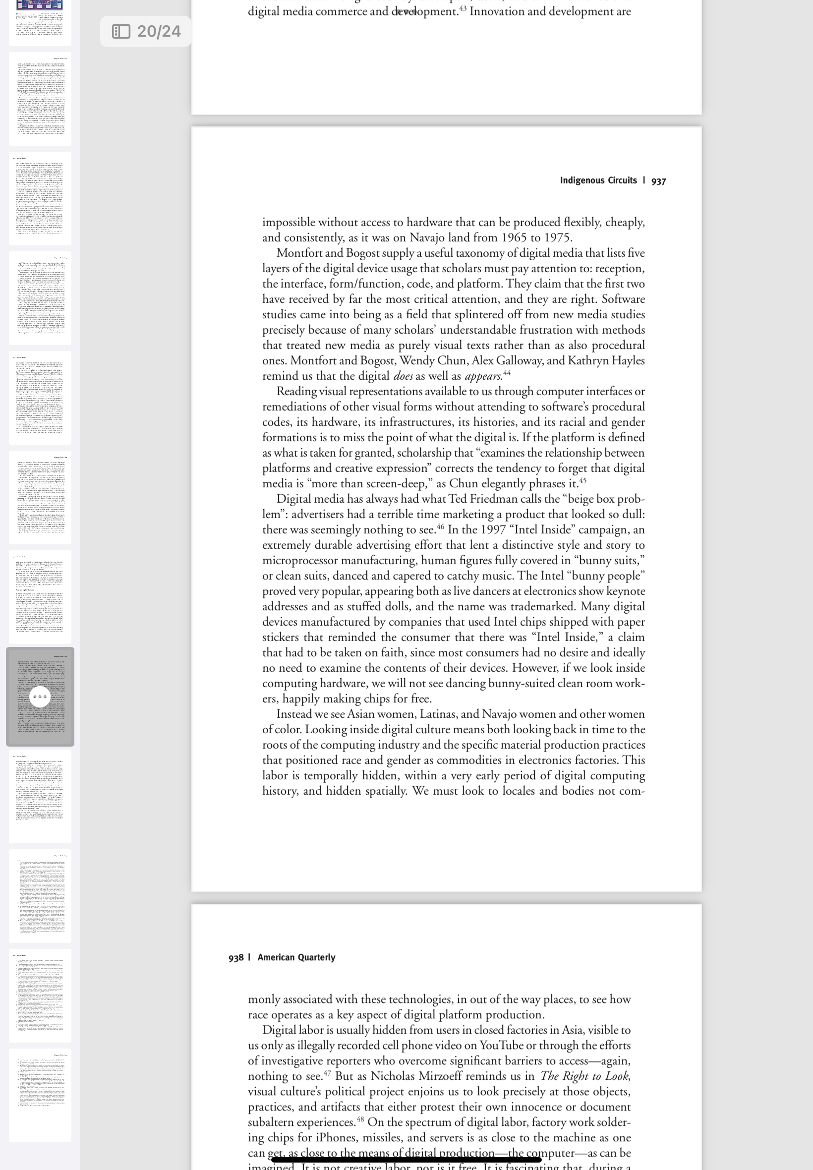 m BD 1/24 PROJECT MUSE Indigenous Circuits: