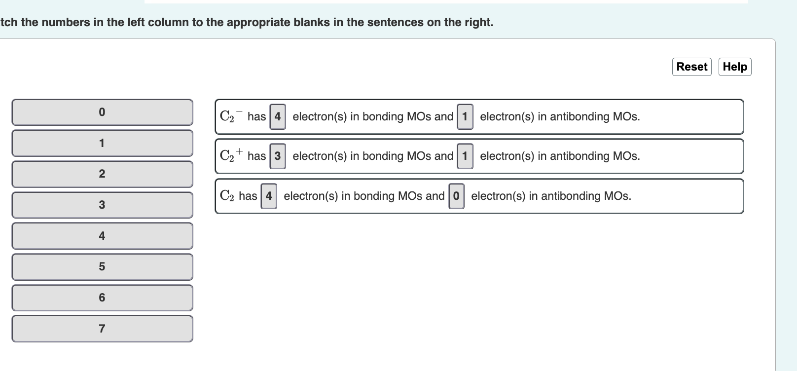Help me answer this tch the numbers in the left