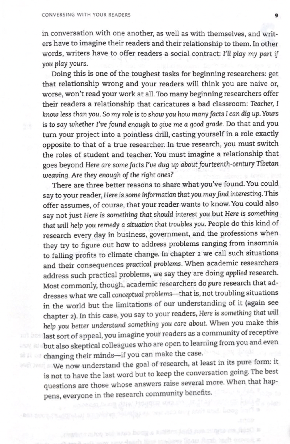 After reading Turabian Chapter 1 Please Summarize