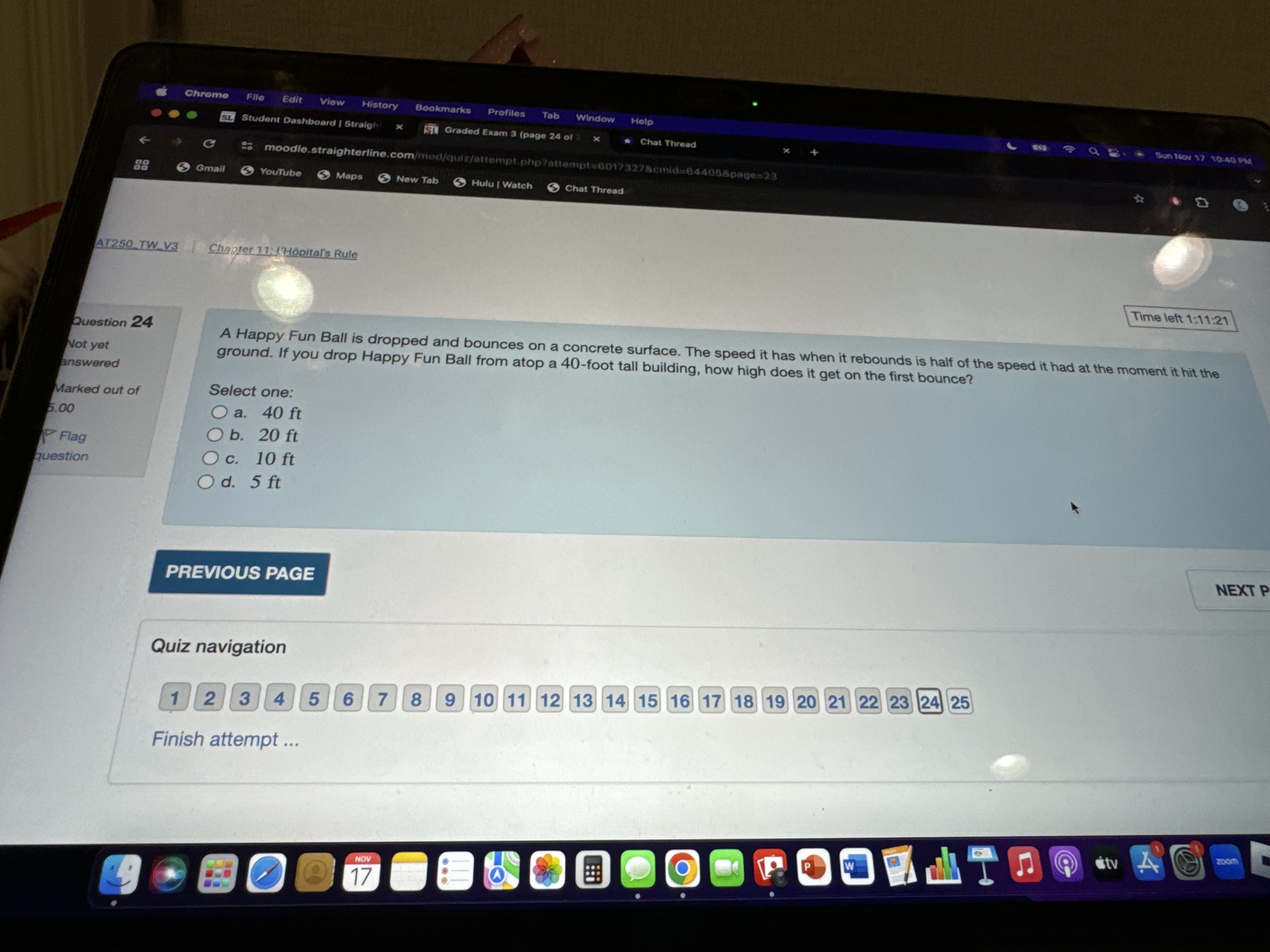 answer Chrome File Edit View History Bookmarks