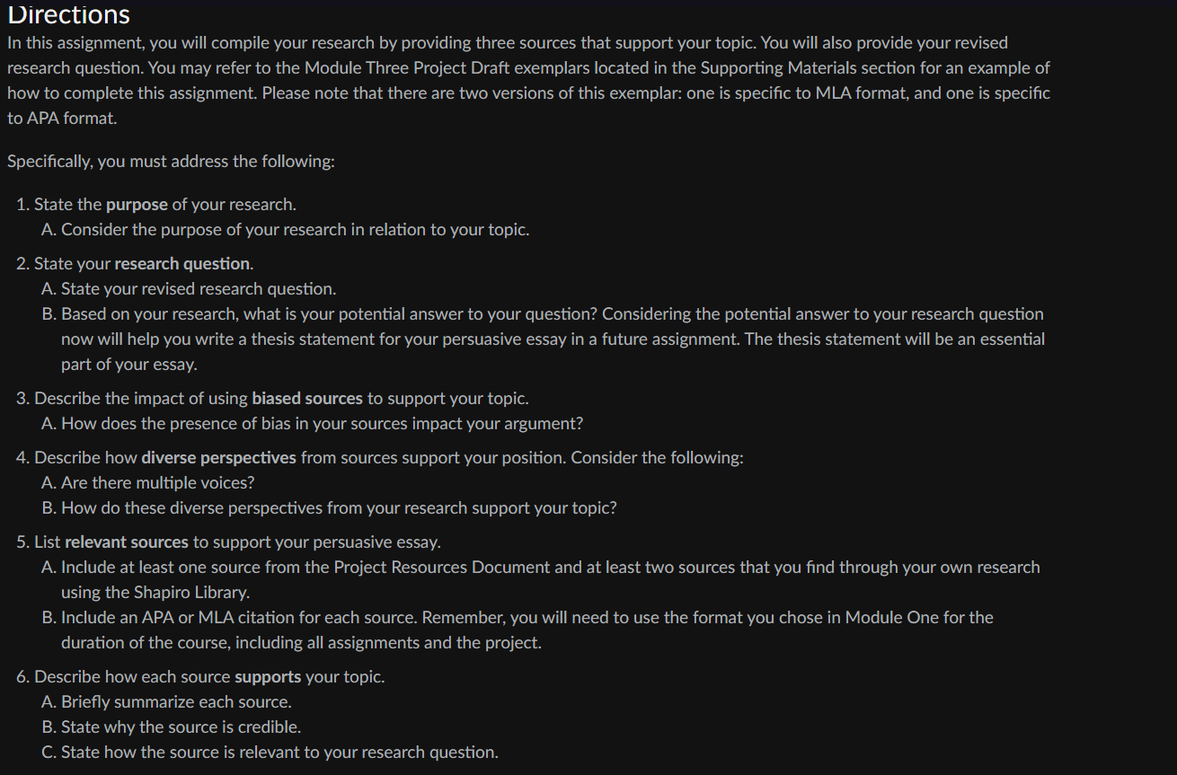 Topic: Innovative Technologies Directions In this