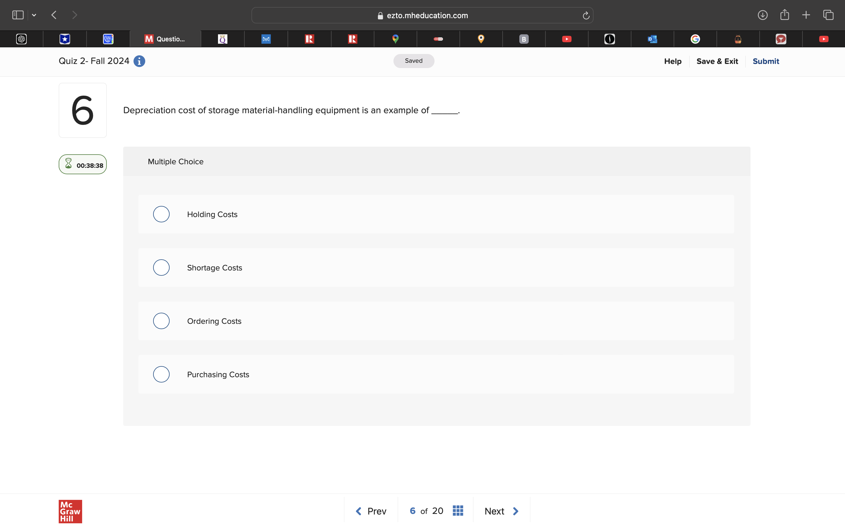 answer ezto.mheducation.com + M Question.. R R B