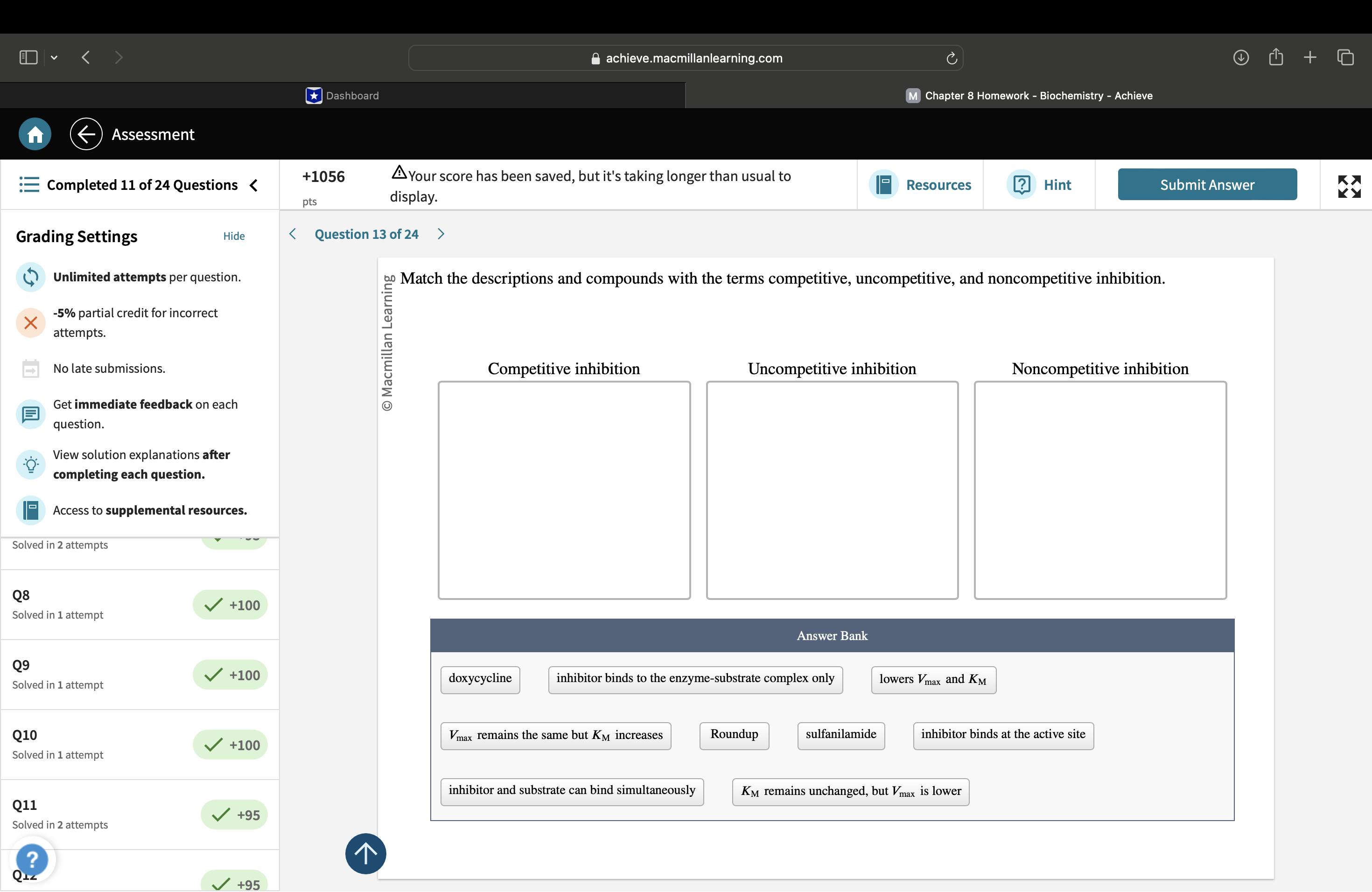 answer achieve.macmillanlearning.com + Dashboard