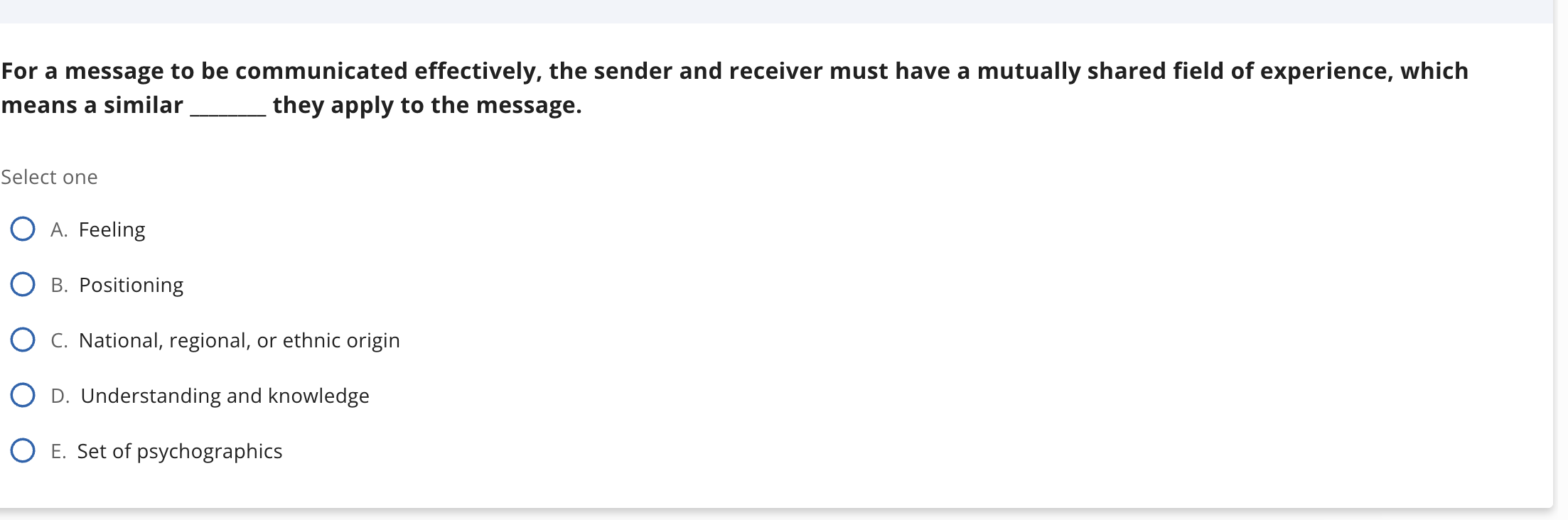 answer For a message to be communicated