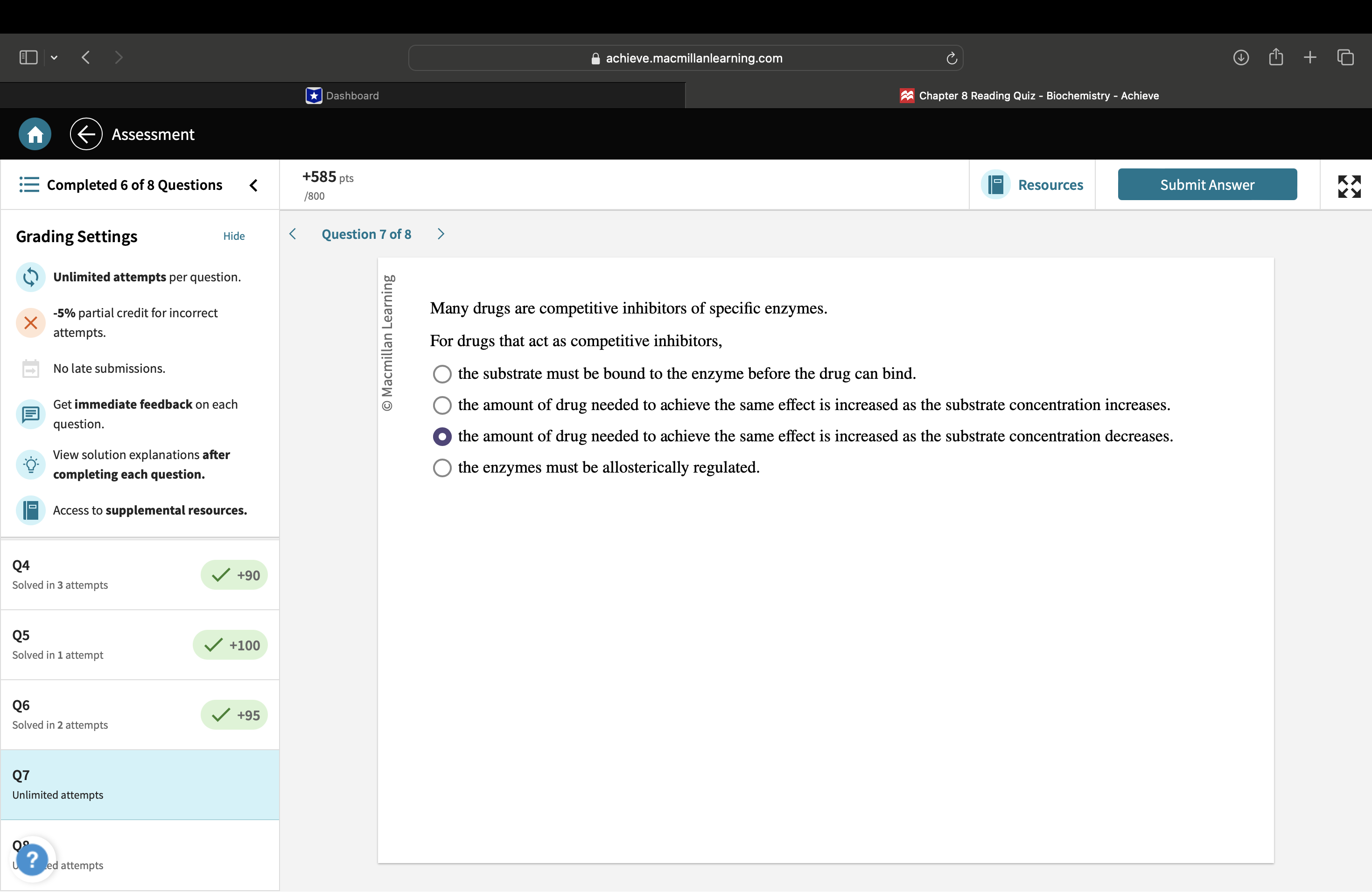 correct answer @ achieve.macmillanlearning.com #A