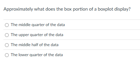 answer Approximately what does the box portion of