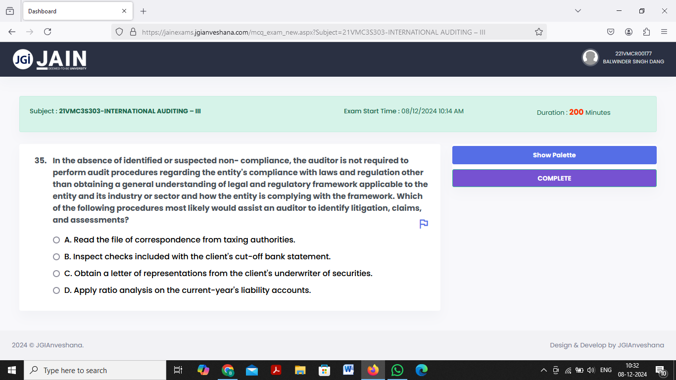 ANSWER Dashboard X + X - C O B