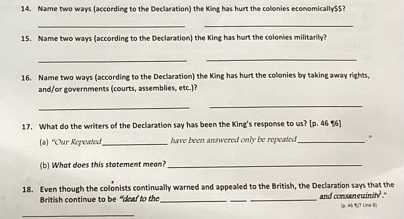 How do i do it 14, 15. 16. 17. 18. Name two ways