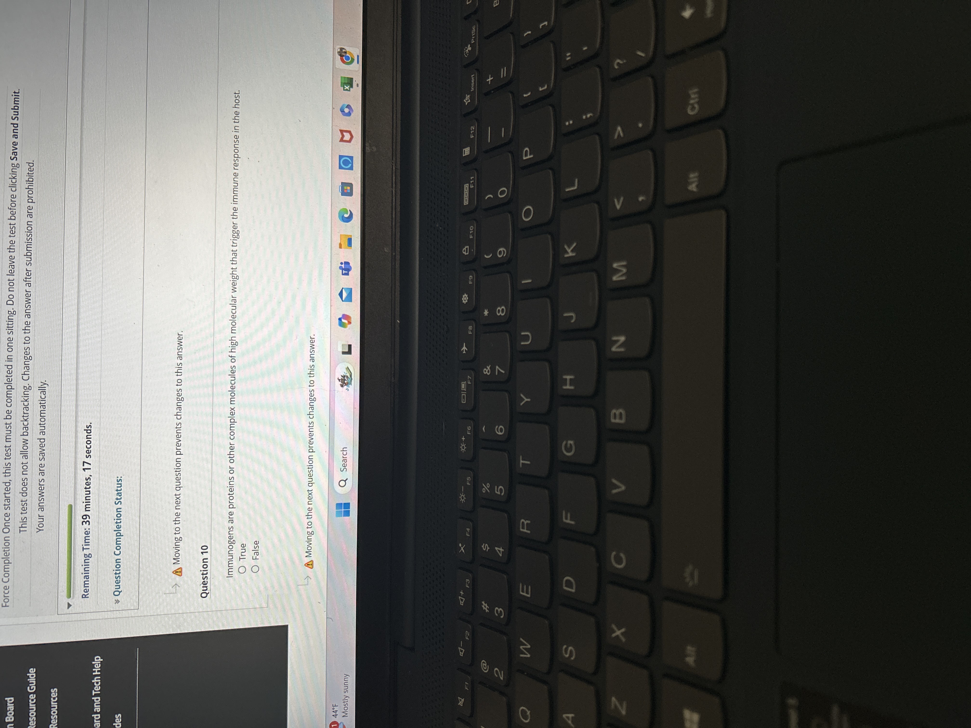 Answer Board Force Completion Once started, this