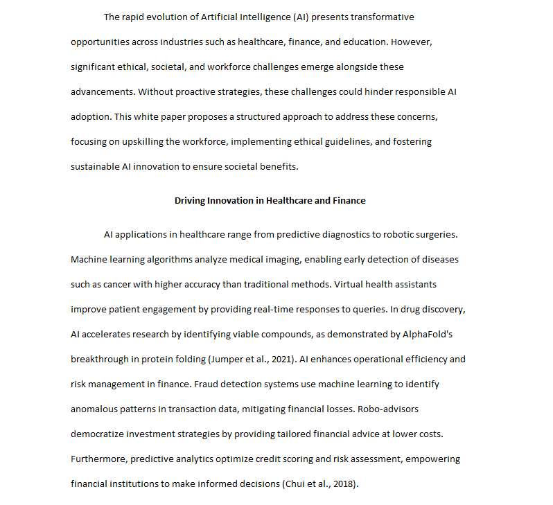 I need help with this white paper and dont know