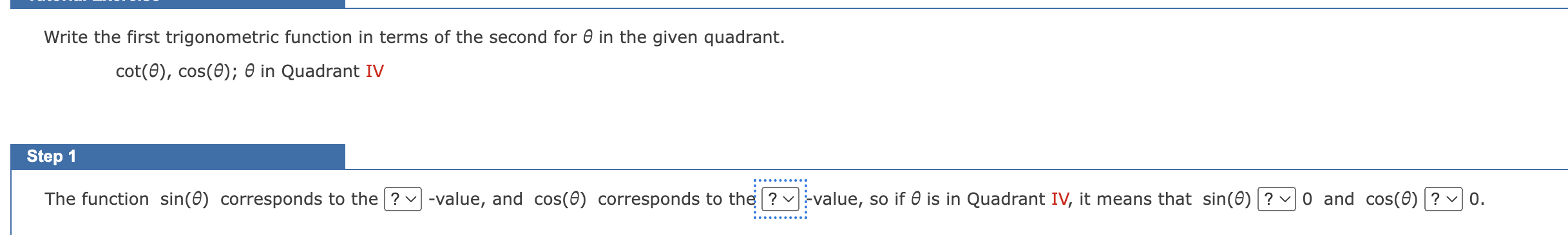 answer R B o Y| Write the first trigonometric