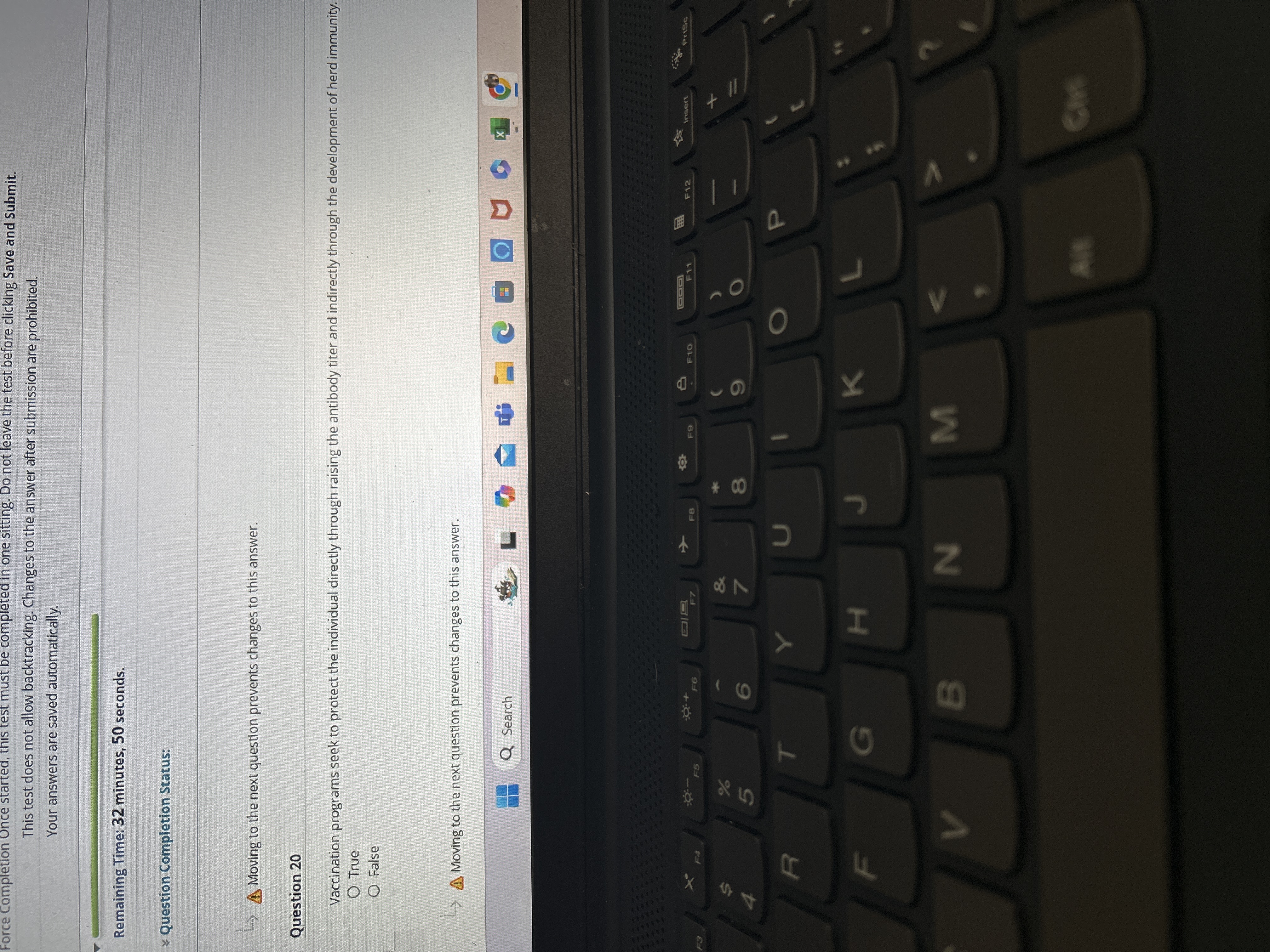 Answer Force Completion Once start mpleted in one