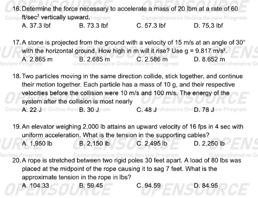 convert into word, question and correct answer