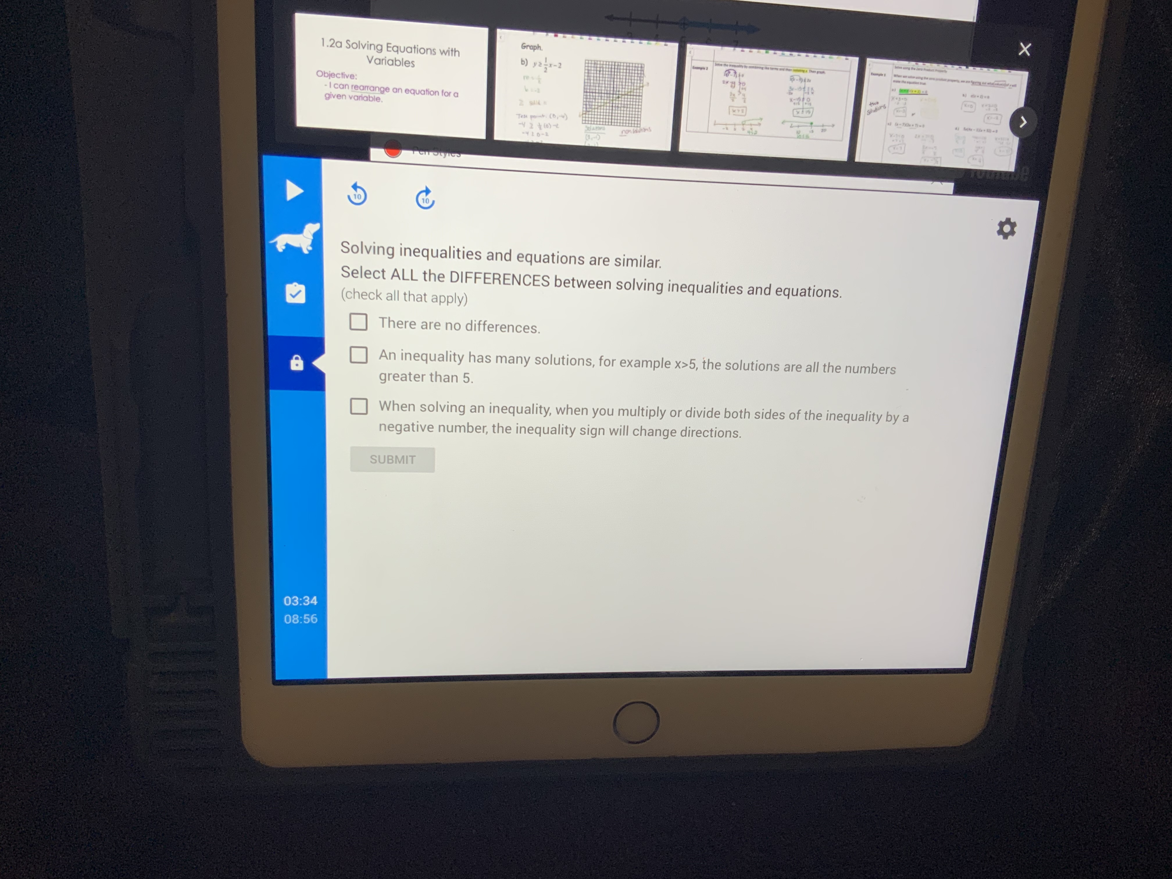 Answer the question correctly d Solving