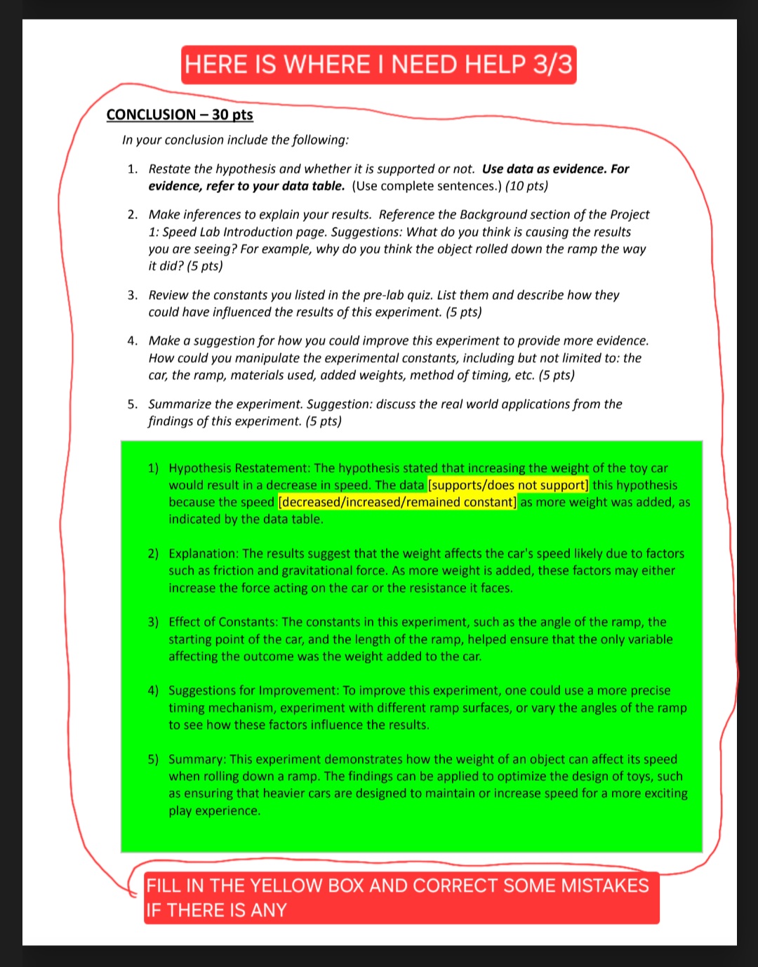 PLEASE GO THROUGH ALL THE ATTACHMENTS AND CORRECT