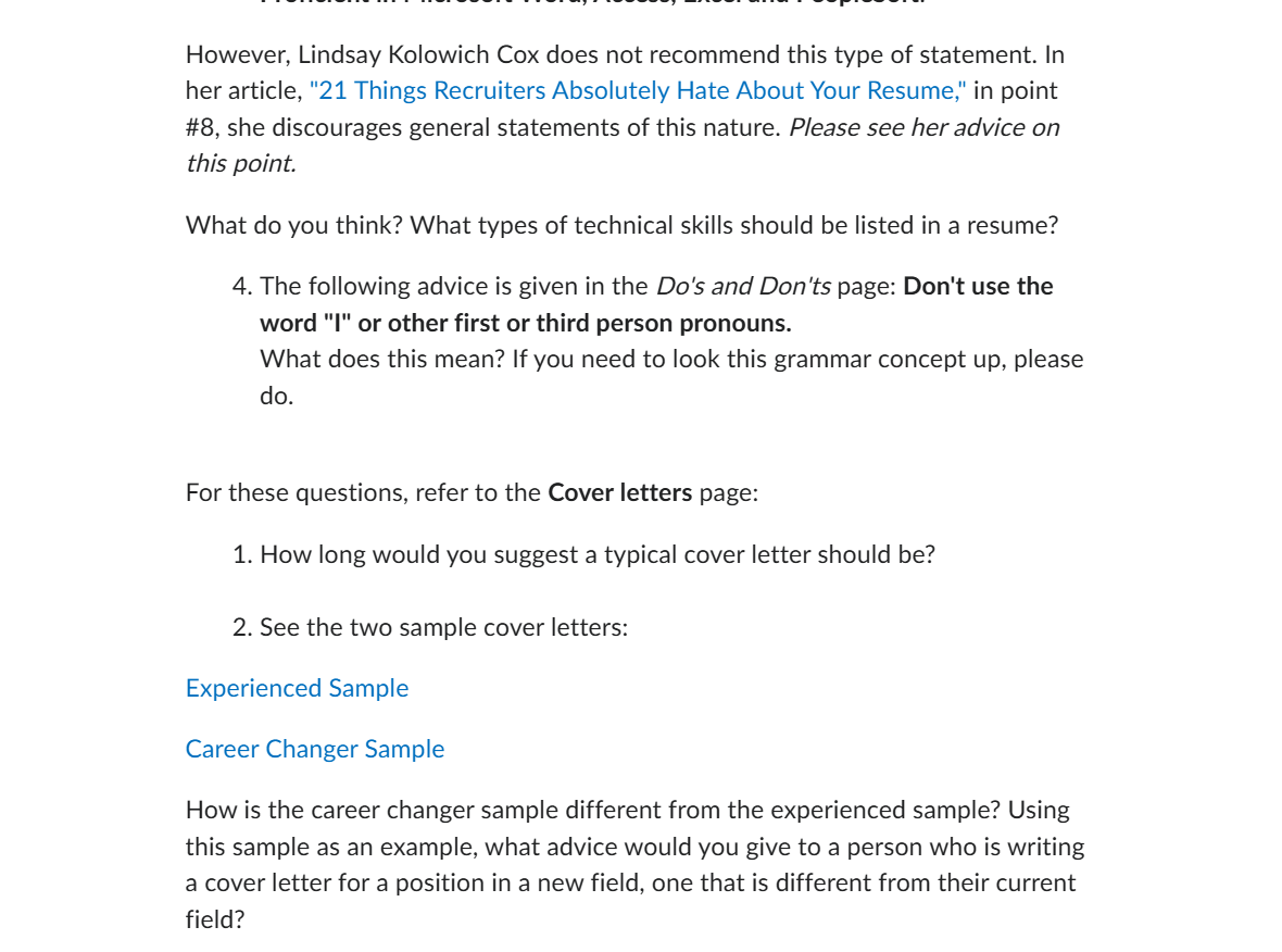 In week 4, we examined a video tutorial from