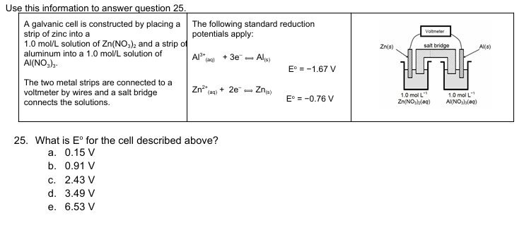 answer Use this information to answer question