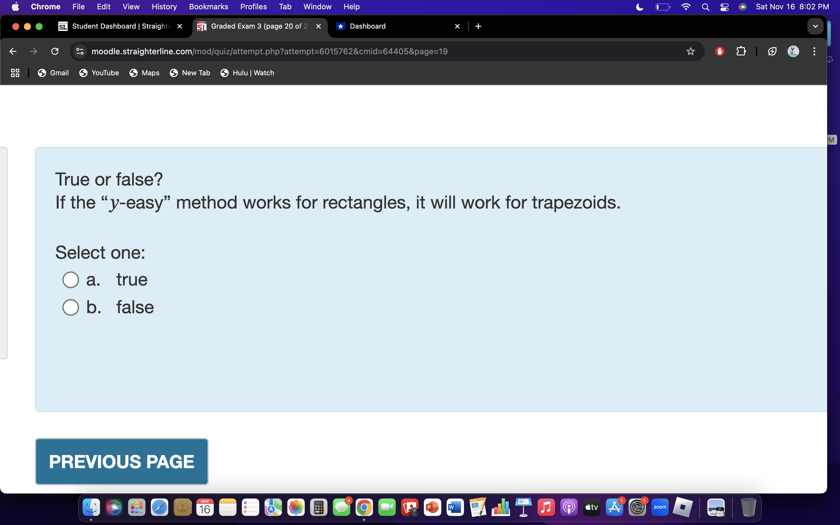 answer Chrome File Edit View History Bookmarks