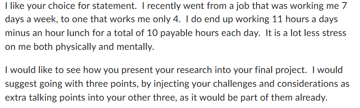 Hello Lynn | like your choice for statement. |