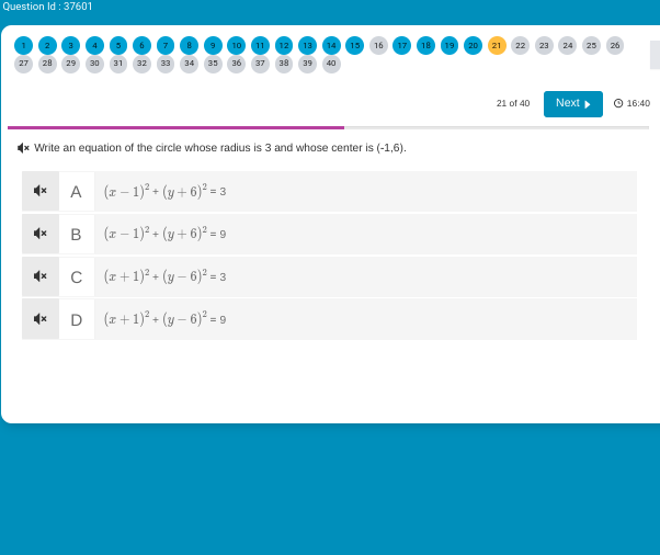 answer Question Id : 37601 2 4 6 7 10 13 15 16 17