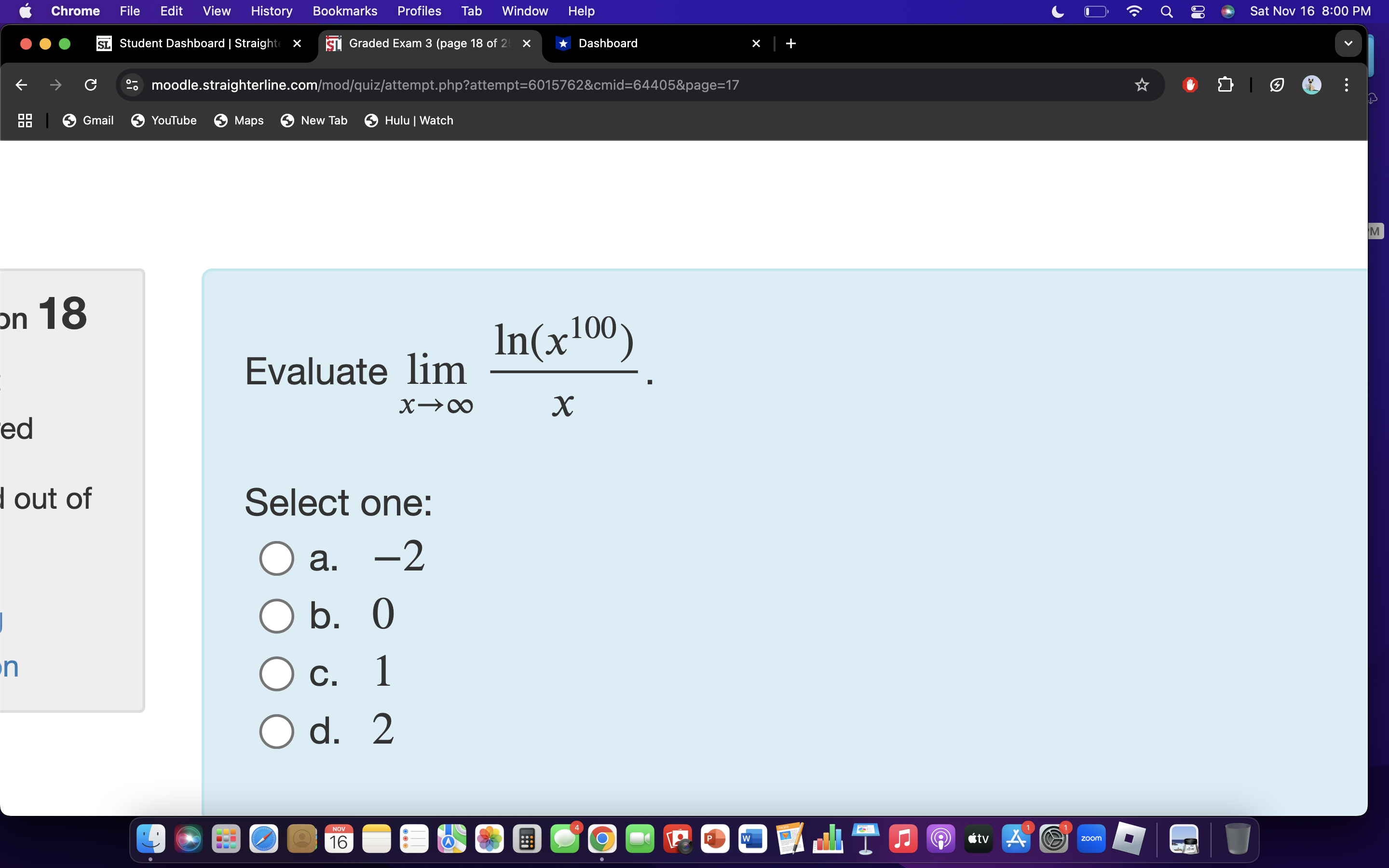answer Chrome File Edit View History Bookmarks