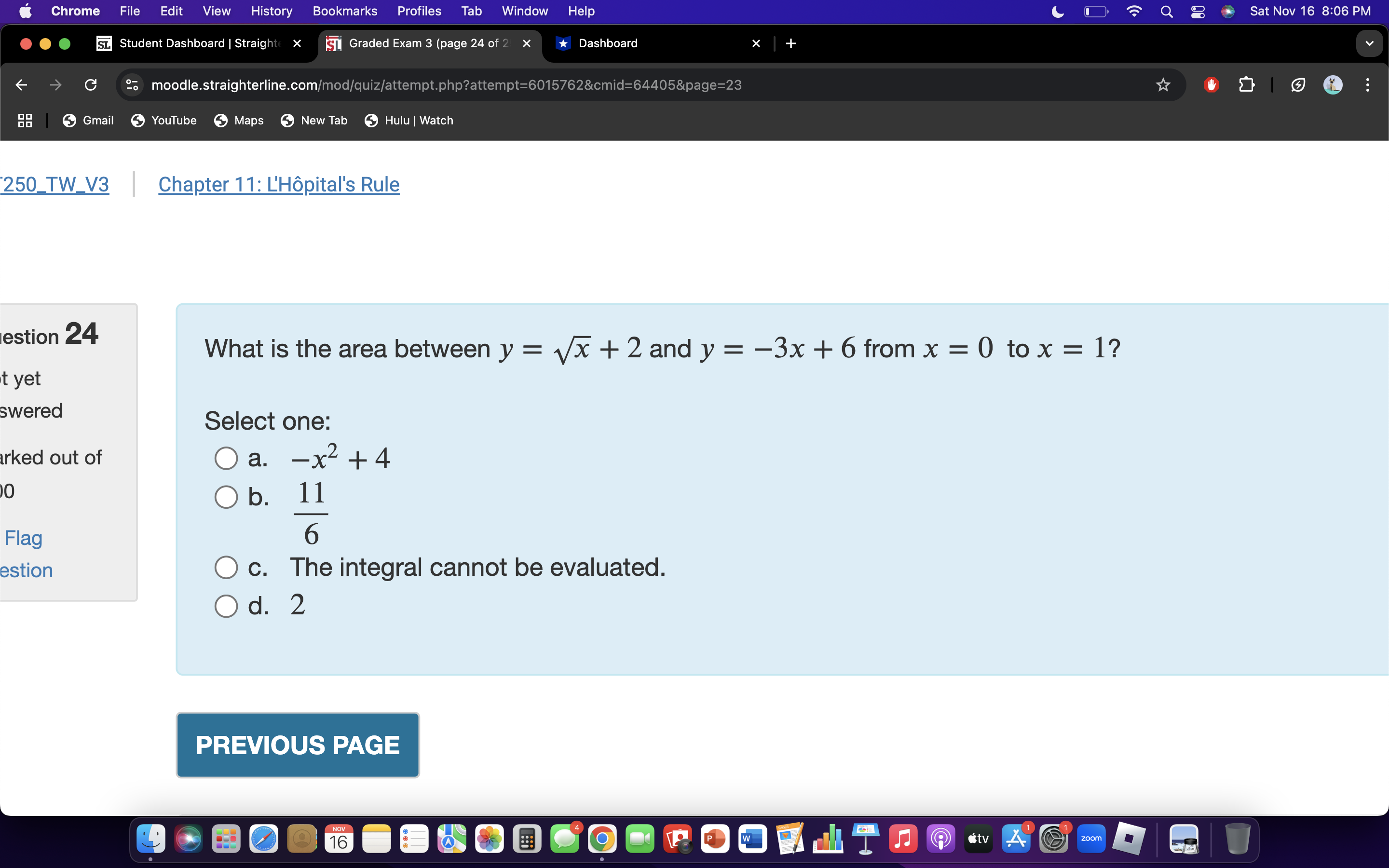 answer Chrome File Edit View History Bookmarks