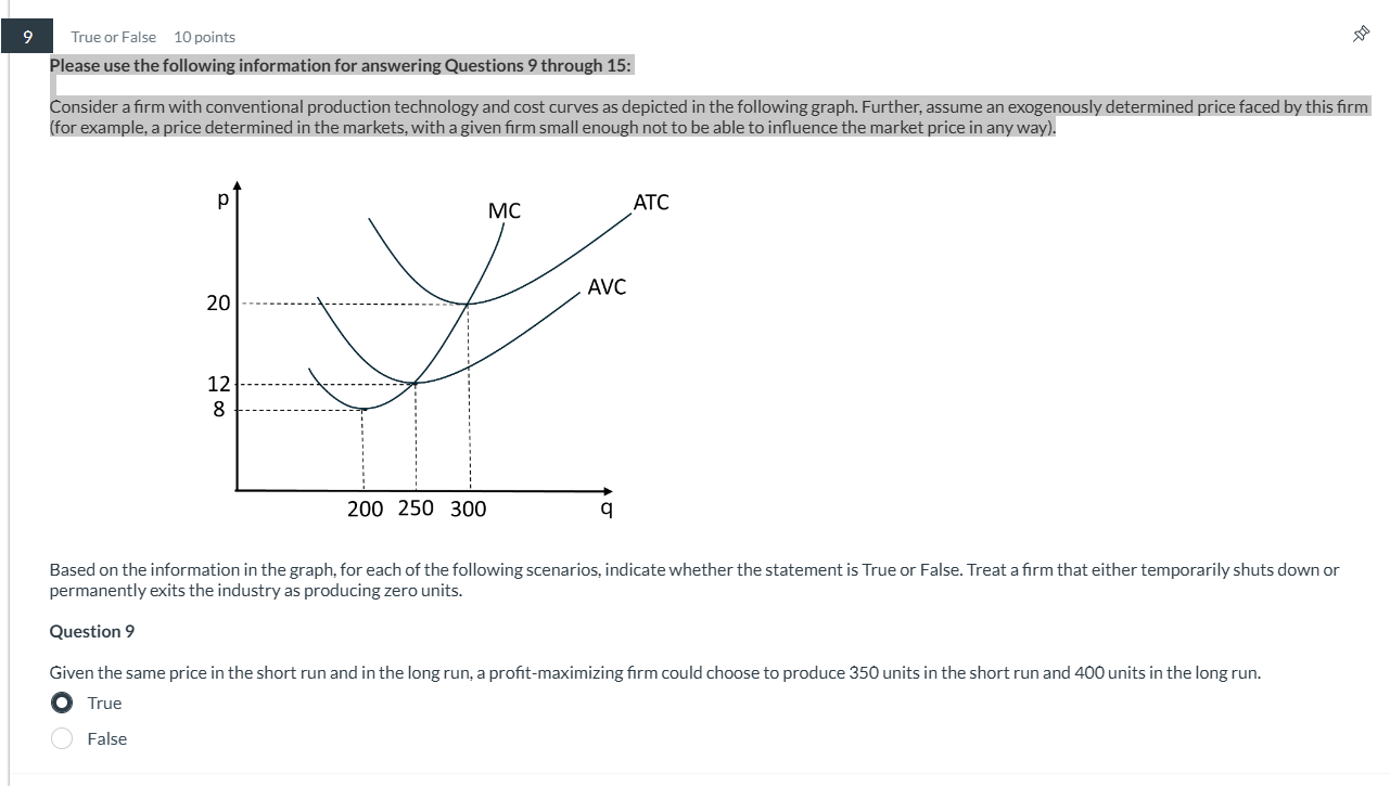 answer it true or false n TrueorFalse 10 points