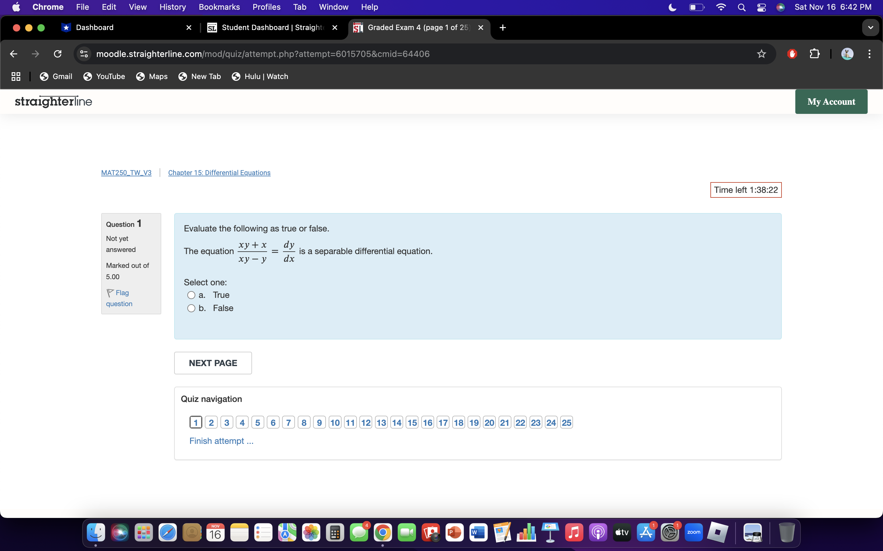 answer Chrome File Edit View History Bookmarks