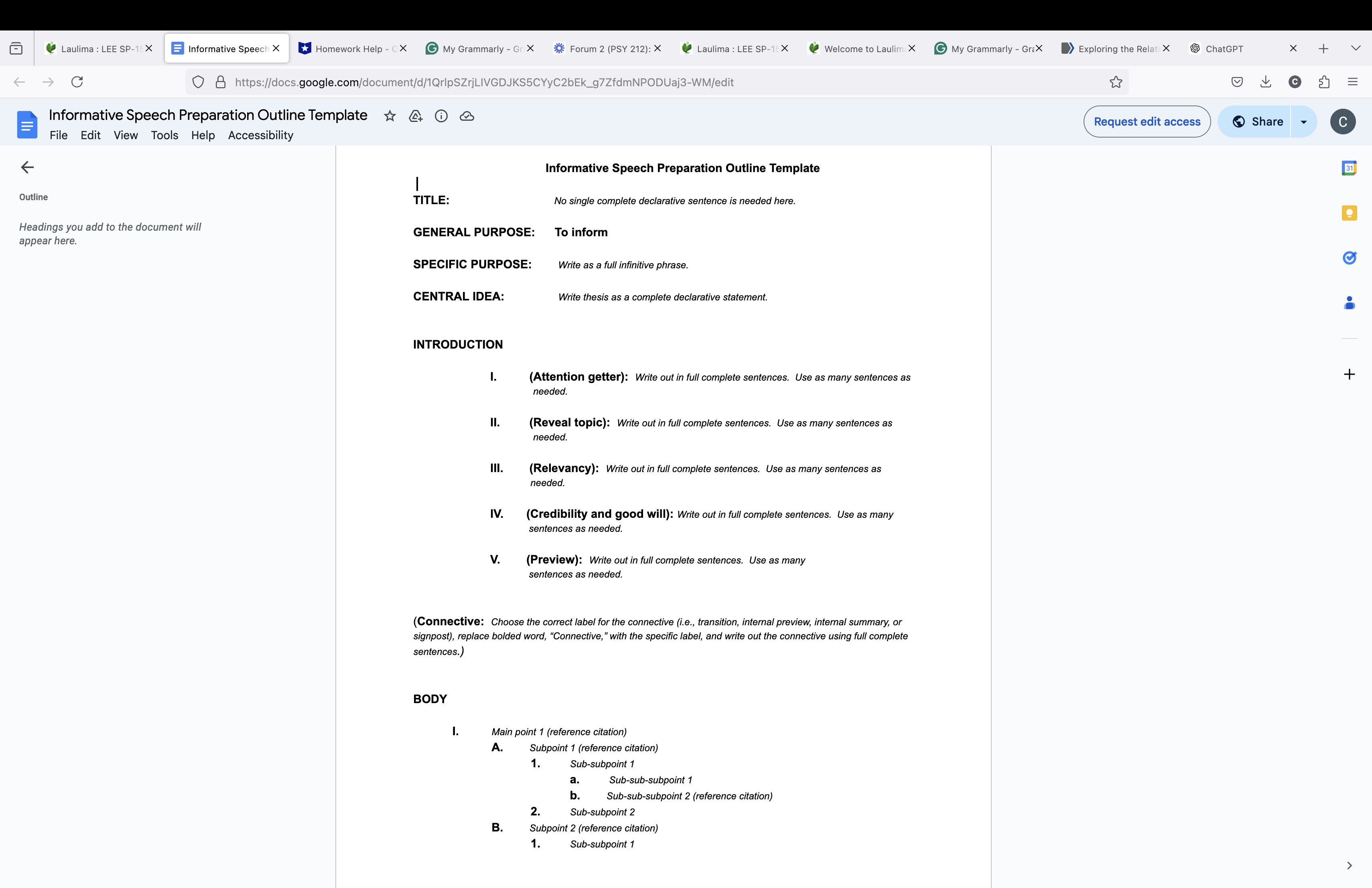 G Laulima : LEE SP-15X Informative Speech X