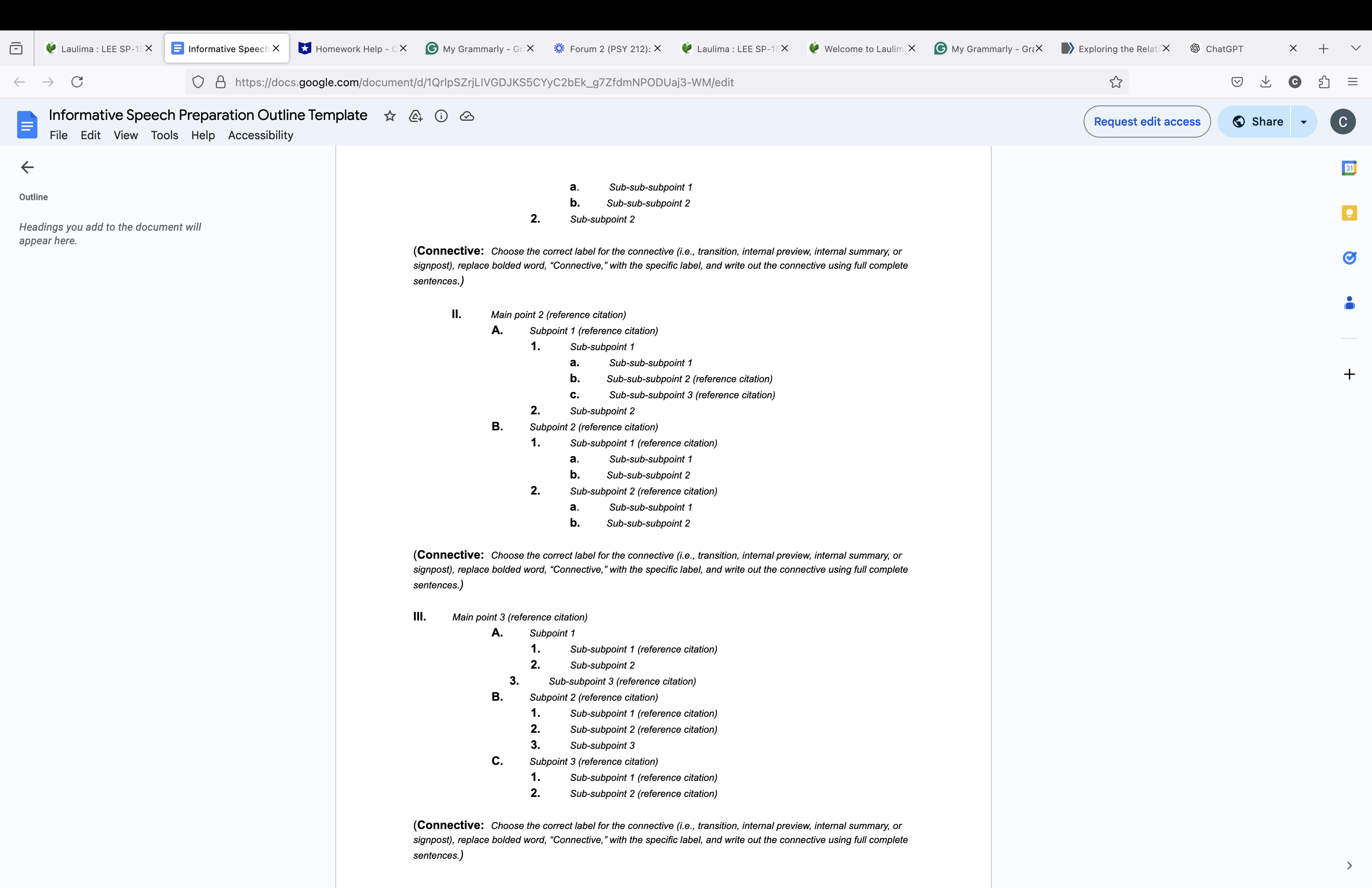 G Laulima : LEE SP-15X Informative Speech X