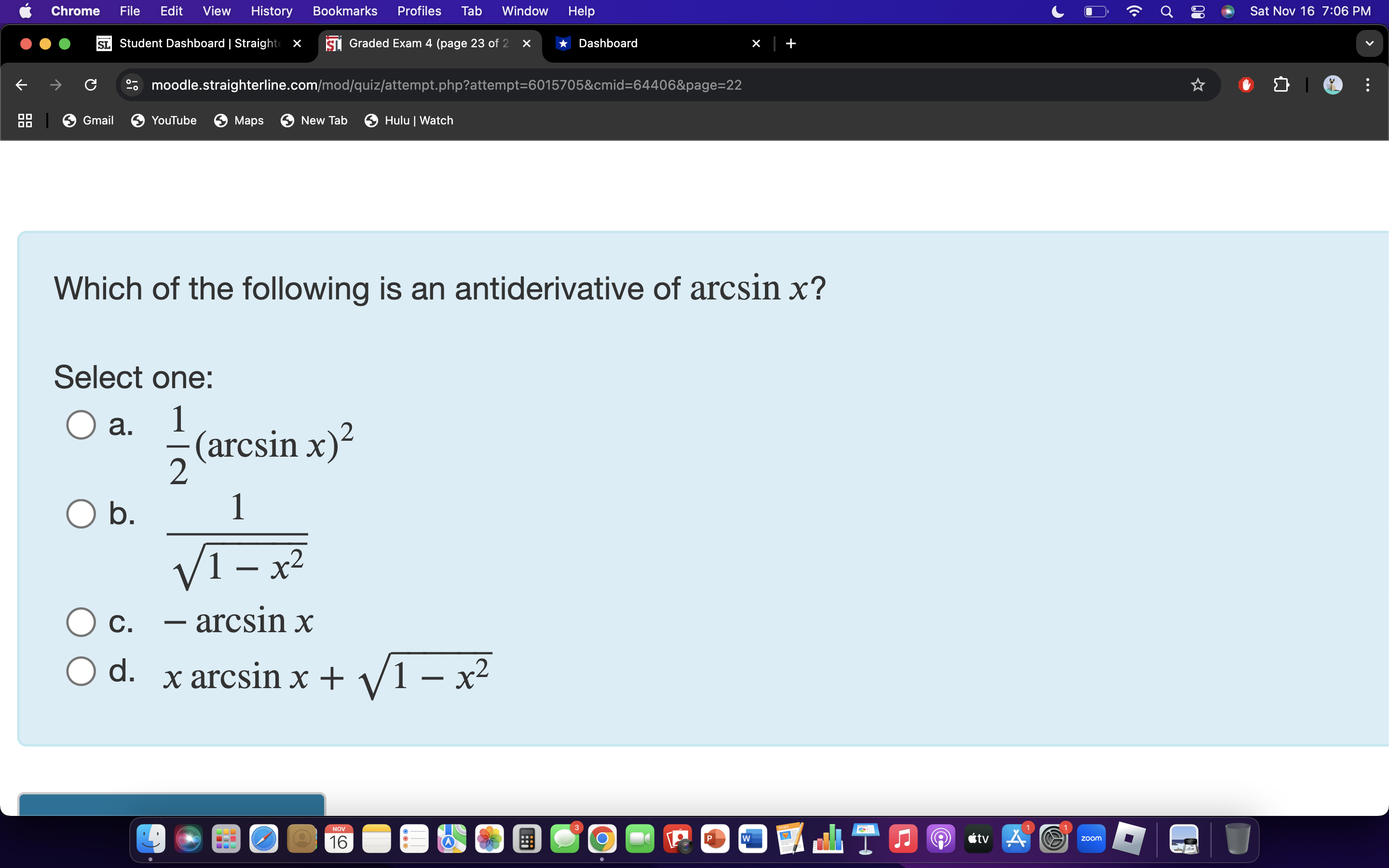 answer Chrome File Edit View History Bookmarks