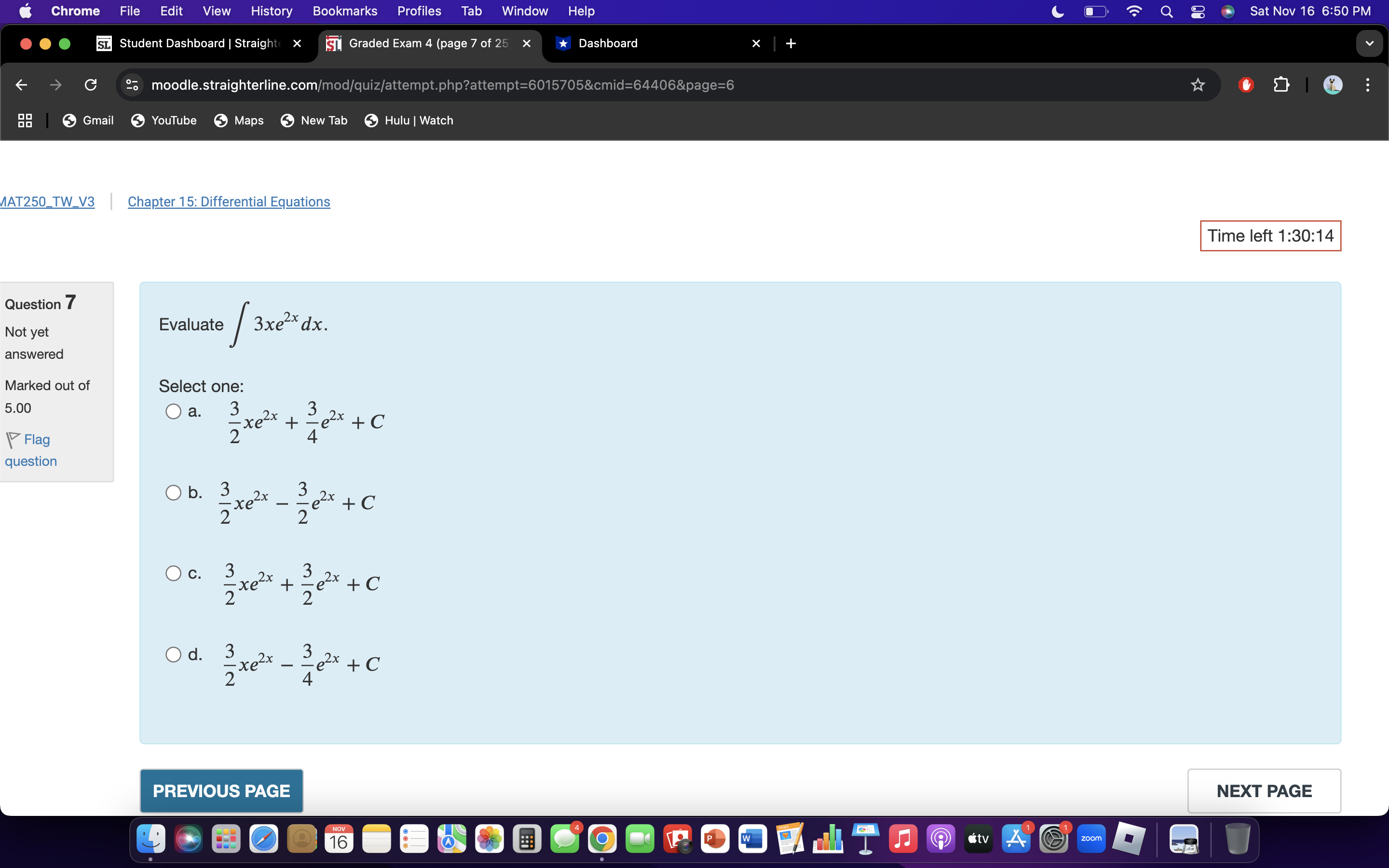 answer Chrome File Edit View History Bookmarks