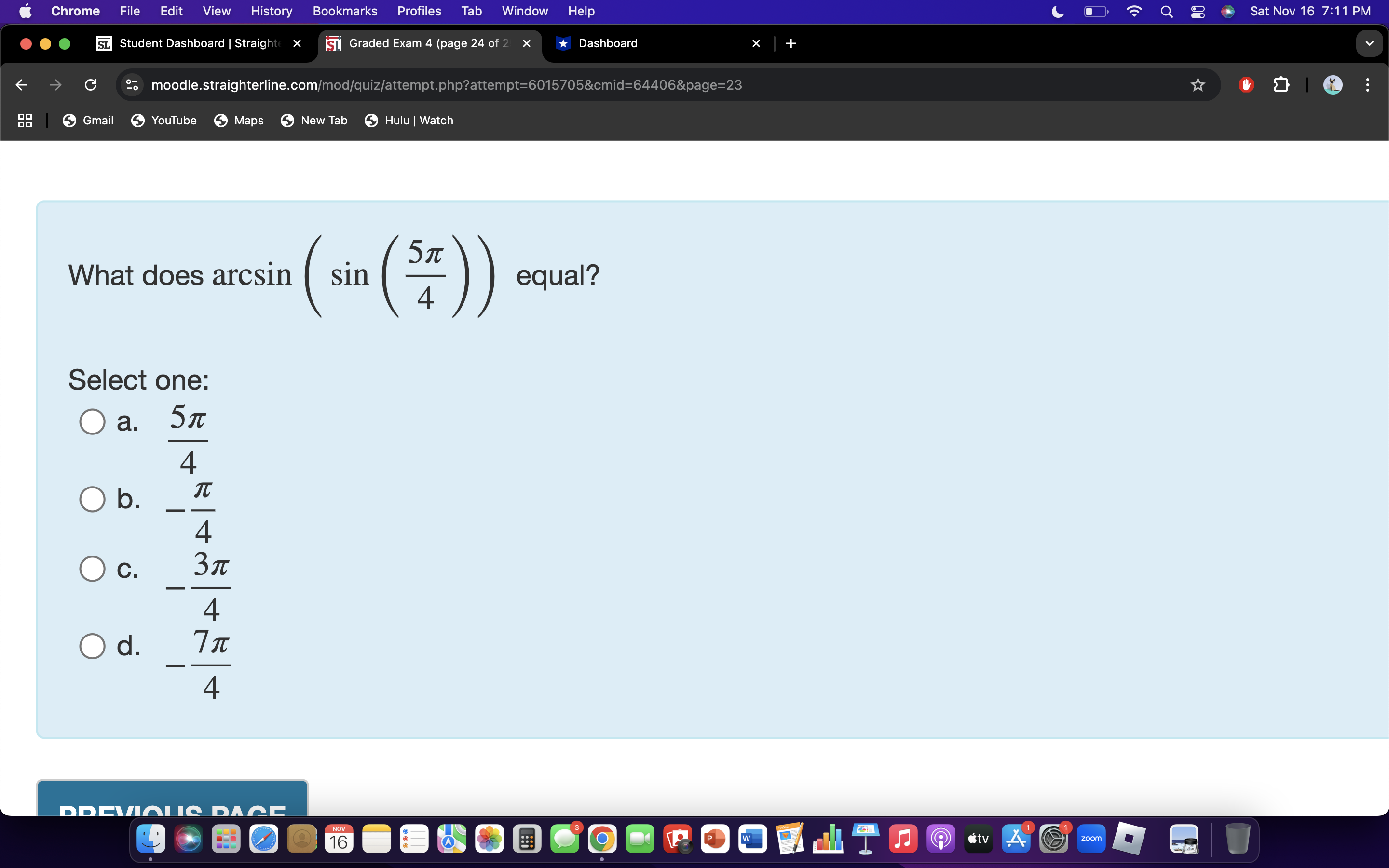 answer Chrome File Edit View History Bookmarks