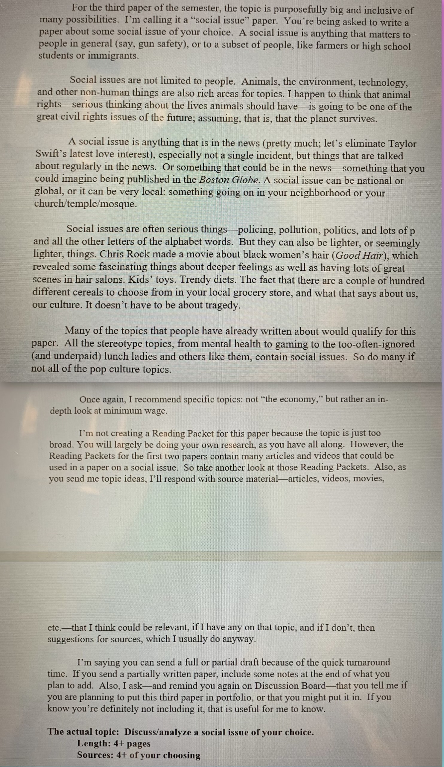 As before, send me your idea (s) for the third