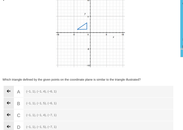 answer -$ 10 X 10 Which triangle defined by the