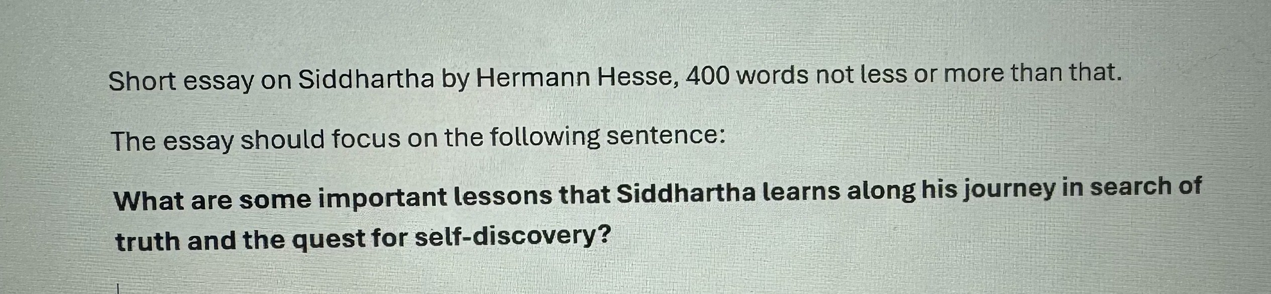 Hi, I need short essay on the question given