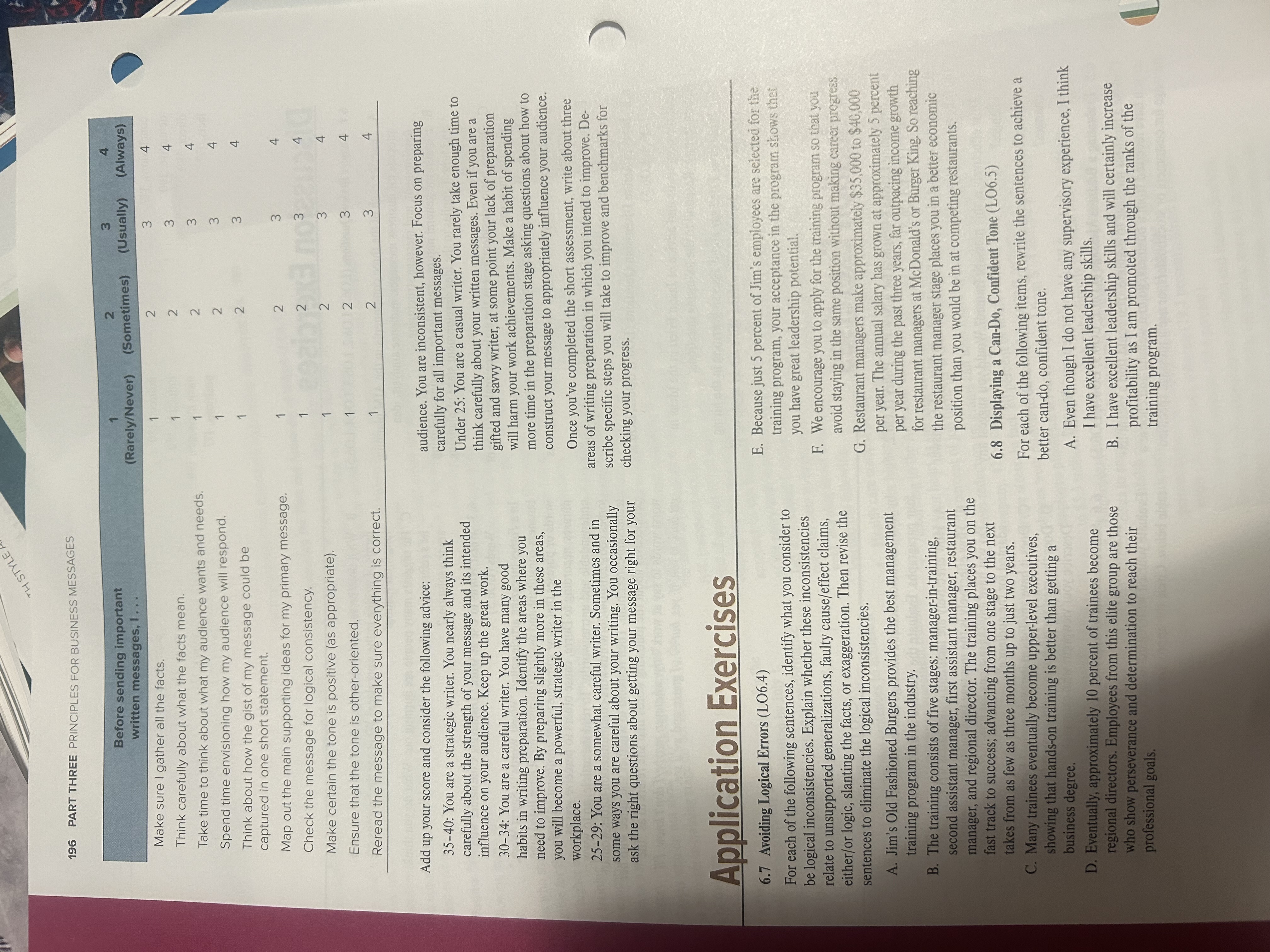 ssignment W3: Identifying Areas for Personal
