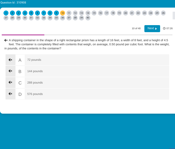 answer Question Id : 310908 23 9 10 11 12 13 14