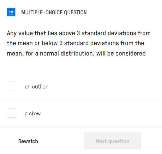 answer =8 MULTIPLE-CHOICE QUESTION Any value that