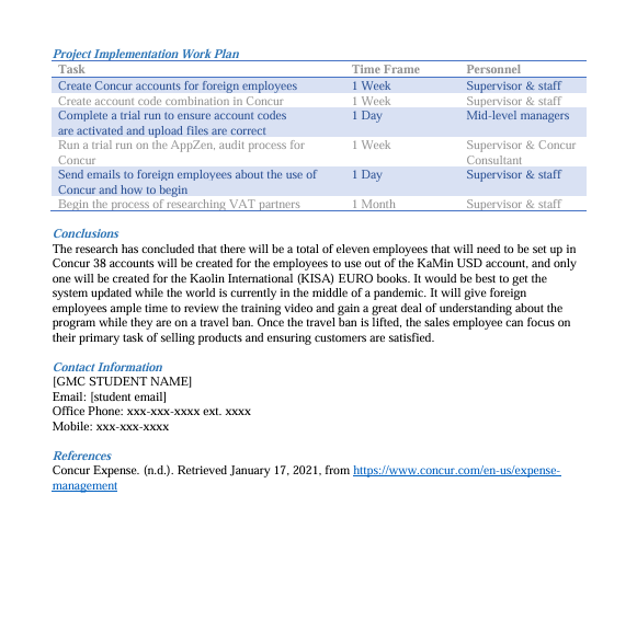 PLease help me w r i t e a written management