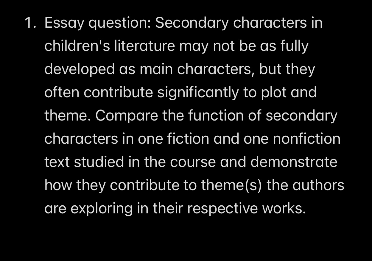 Please help me with this essay I really need help