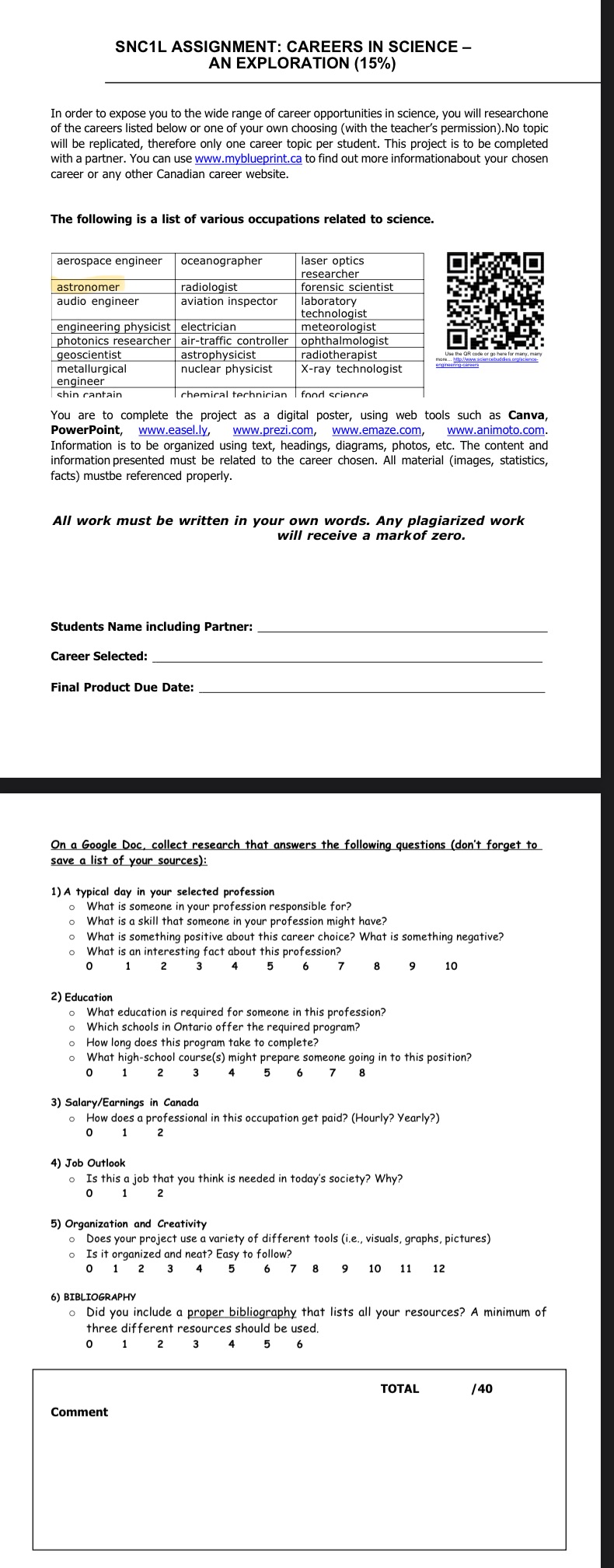 Please help me with this assignment and to make