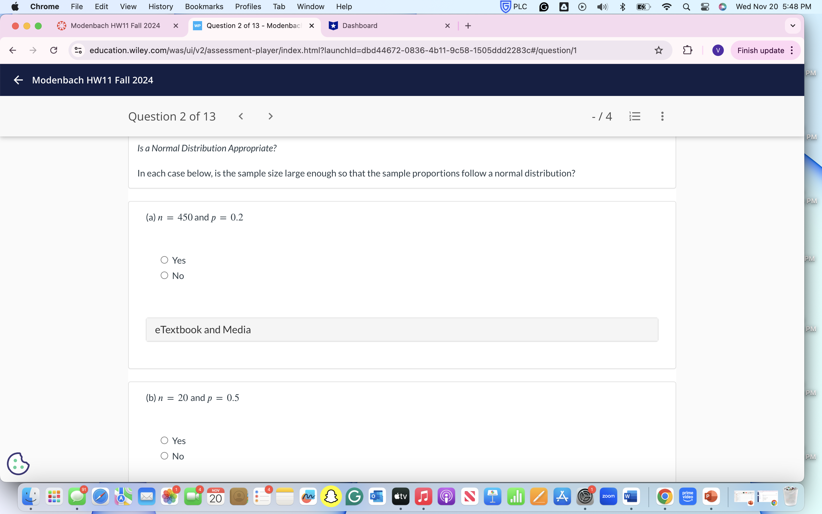 answer Chrome File Edit View History Bookmarks