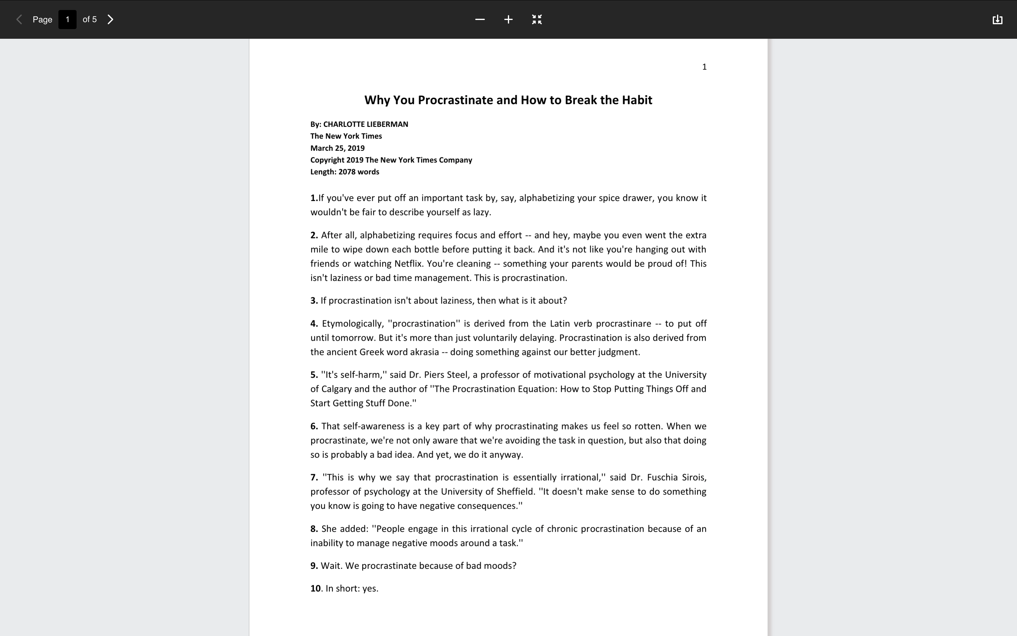 Please help me use these points when writing an