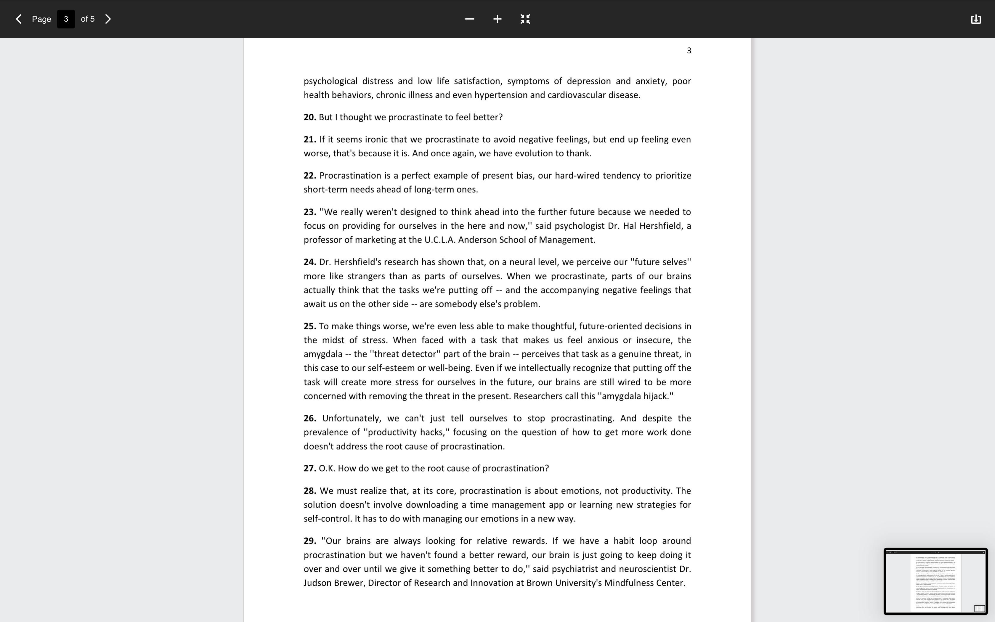 Please help me use these points when writing an